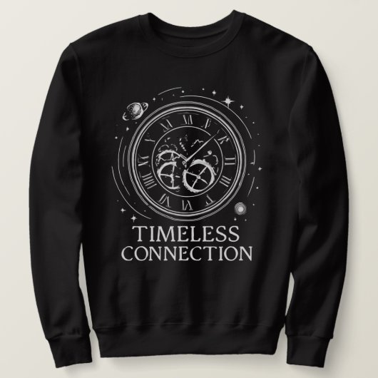 Sweatshirt Timeless Connection: Clockwork Universe (Design devant)