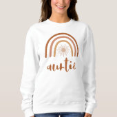 Sweatshirt TINLEY Boho Burange Rainbow Sun Tante (Devant)