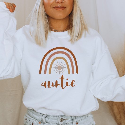 Sweatshirt TINLEY Boho Burange Rainbow Sun Tante