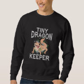 Sweatshirt Tiny Dragon Keeper  Leopard Gecko   Lizard Reptile (Devant)