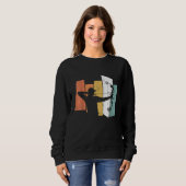 Sweatshirt Tir à l'arc Bow Vintage Retro (Devant entier)