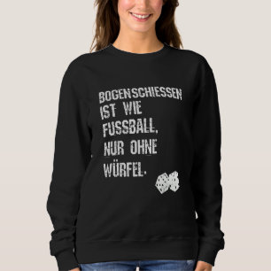 Sweatshirt Tir à l'arc dire Bow Sport Flèche Alle Ins Gold