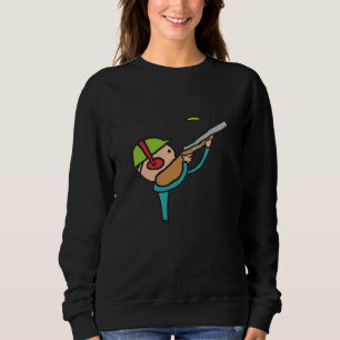 Sweatshirt Tir sur le piège de Pigeon d'argile