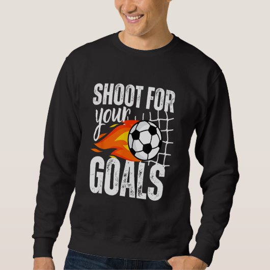 Sweatshirt Tirer Pour Vos Buts Soccer Boys Dit Dangue (Devant)
