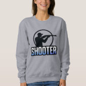 Sweatshirt Tireur - Marksman Silhouette Premium Design (Devant)