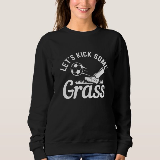 Sweatshirt Tirons un peu d’herbe (Devant)