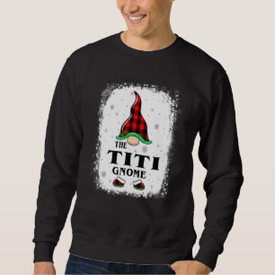 Sweatshirt Titi Gnome Buffalo Plaid Matching Family Xmas Paja