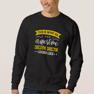 Sweatshirt Titre de poste Directeur général Employé Directeur