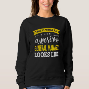 Sweatshirt Titre d'emploi Directeur général Employé Travaille