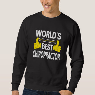 Sweatshirt Titres d'emploi du meilleur chiropraticien du mond