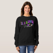 Sweatshirt TK & Kinder Crew Prof TK Groovy Maternelle Transit (Devant entier)