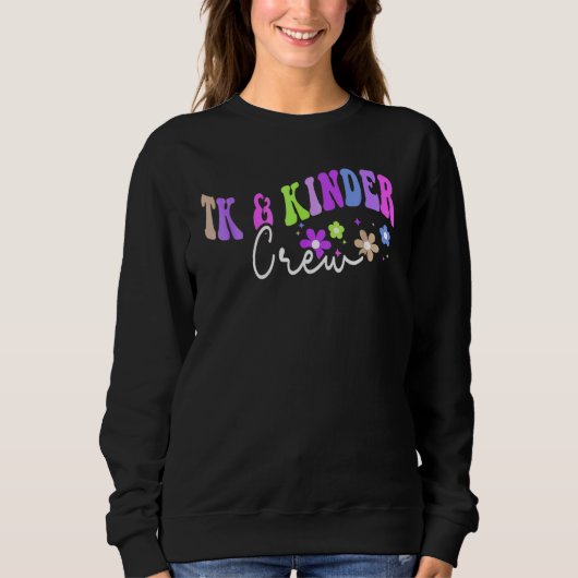 Sweatshirt TK & Kinder Crew Prof TK Groovy Maternelle Transit (Devant)