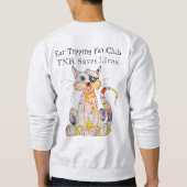 Sweatshirt TNR Piège, Neuter, Retour Sauve des vies Sweatshir (Dos)