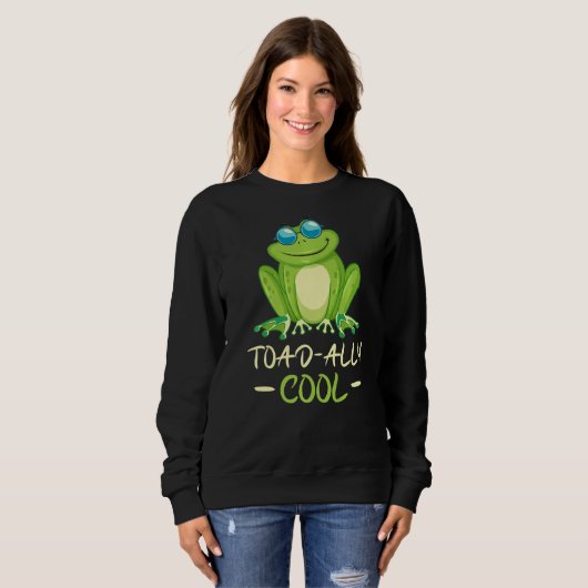 Sweatshirt Toad ally cool frog   (Devant entier)