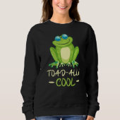 Sweatshirt Toad ally cool frog   (Devant)