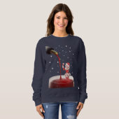 Sweatshirt Toast de Noël Meowy (Devant entier)