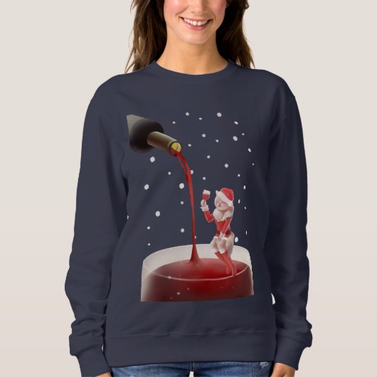 Sweatshirt Toast de Noël Meowy (Devant)