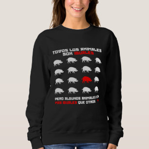 Sweatshirt Todos los animaux son iguales 2