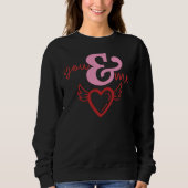Sweatshirt Toi et moi, Saint Valentin (Devant)
