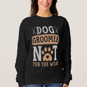 Sweatshirt Toiletteur de chiens rétro vintage Propriétaire d'