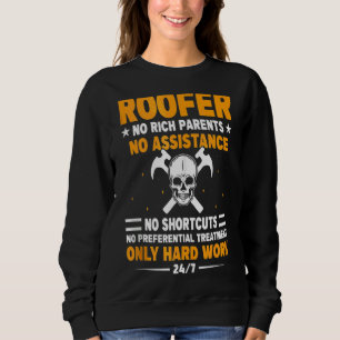 Sweatshirt Toit Pas De Parents Riches Pas D'Aide Seulement Tr