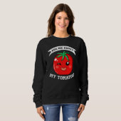Sweatshirt Tomate Plante Garden Vegan (Devant entier)