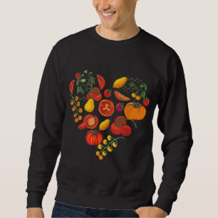 Sweatshirt Tomato Love Gardener jardiner jardiner Tomato
