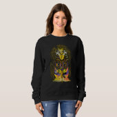 Sweatshirt Tombe de pyramide de pharaon égyptien (Devant entier)