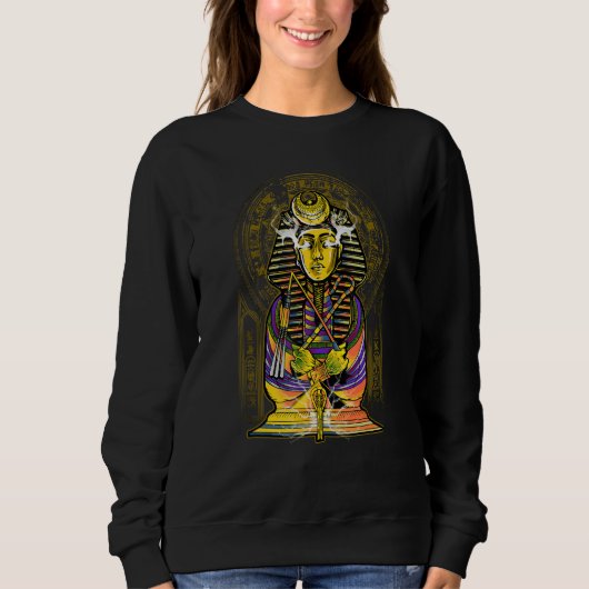 Sweatshirt Tombe de pyramide de pharaon égyptien (Devant)