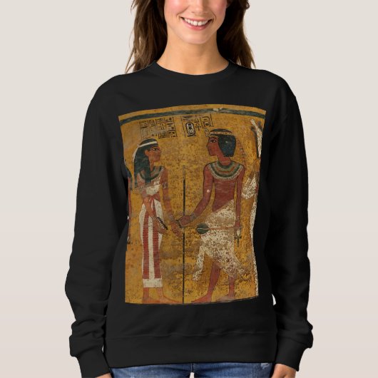 Sweatshirt Tombeau de Toutankhamon, Mur du Nord (Devant)