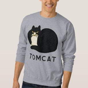 Sweatshirt Tomcat Chinese Qing Dynastie Manchu noir Chat