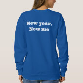 Sweatshirt Top chapeau de la nouvelle année 2025 (Dos)