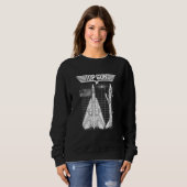 Sweatshirt Top Gun F 14 Tomcat Blueprints (Devant entier)