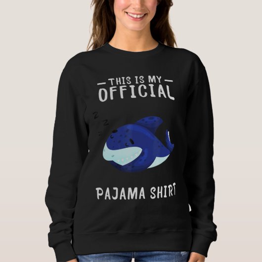 Sweatshirt Top PJ du pyjama de requin (Devant)