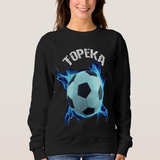 Sweatshirt Topeka Soccer Retro (Devant)