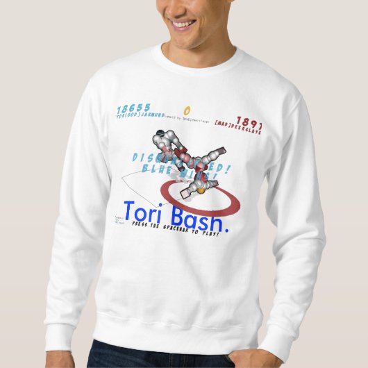 Sweatshirt toribash-1, coup de tores (Devant)