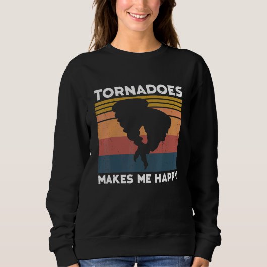 Sweatshirt Tornado Storm Hurricane Weather Meteorologist Torn (Devant)