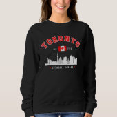 Sweatshirt Toronto Downtown Skyline (Devant)