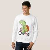 Sweatshirt Tortue à vélo (Devant entier)