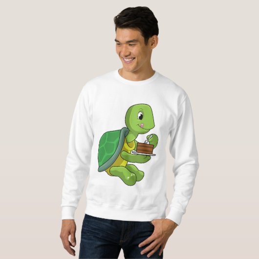 Sweatshirt Tortue au gâteau (Devant entier)