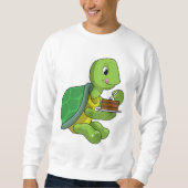 Sweatshirt Tortue au gâteau (Devant)