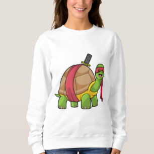 Sweatshirt Tortue aux arts martiaux avec épée