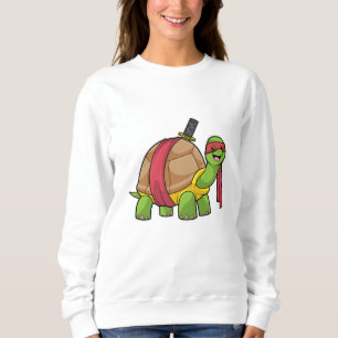 Sweatshirt Tortue aux arts martiaux avec épée