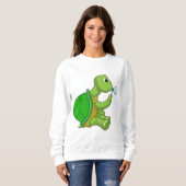 Sweatshirt Tortue avec bulles de savon (Devant entier)