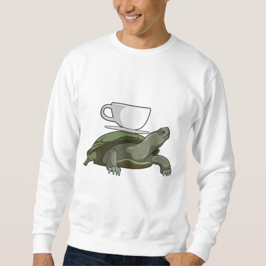 Sweatshirt Tortue avec thé (Devant)