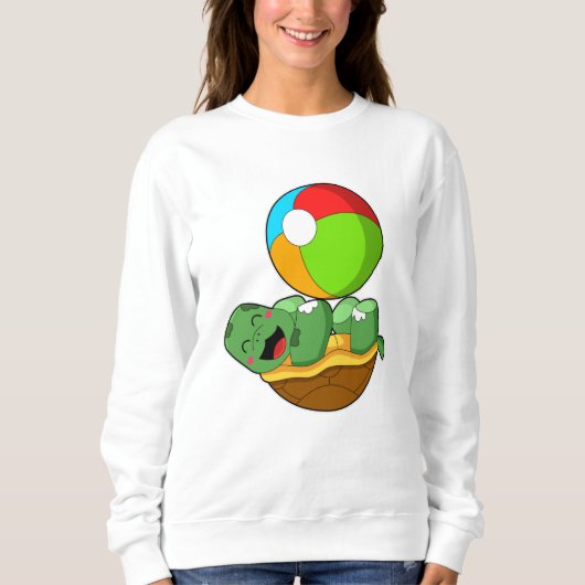 Sweatshirt Tortue avec water-polo (Devant)