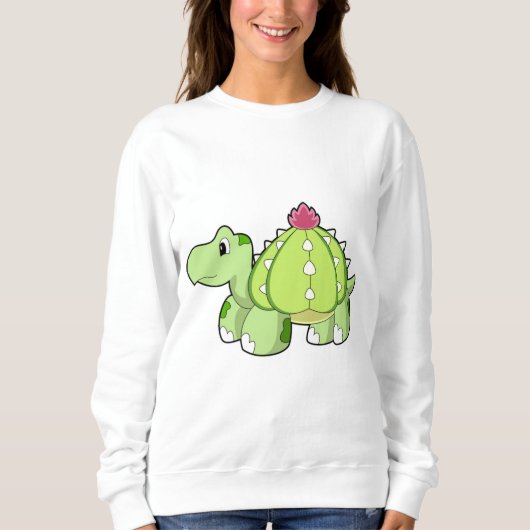 Sweatshirt Tortue en cactus (Devant)