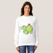 Sweatshirt Tortue en cactus (Devant entier)