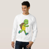 Sweatshirt Tortue en course (Devant entier)