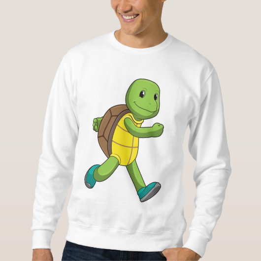 Sweatshirt Tortue en course (Devant)